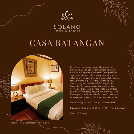 Solano Hotel & Resort At Casa Ysabel Lipa City Exterior photo